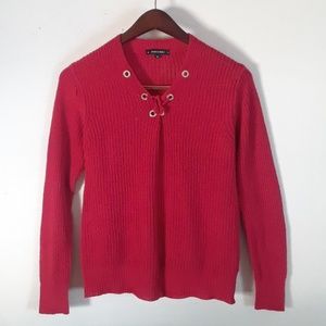 SAGE & VICKY V-neck Knit sweater women's size Med